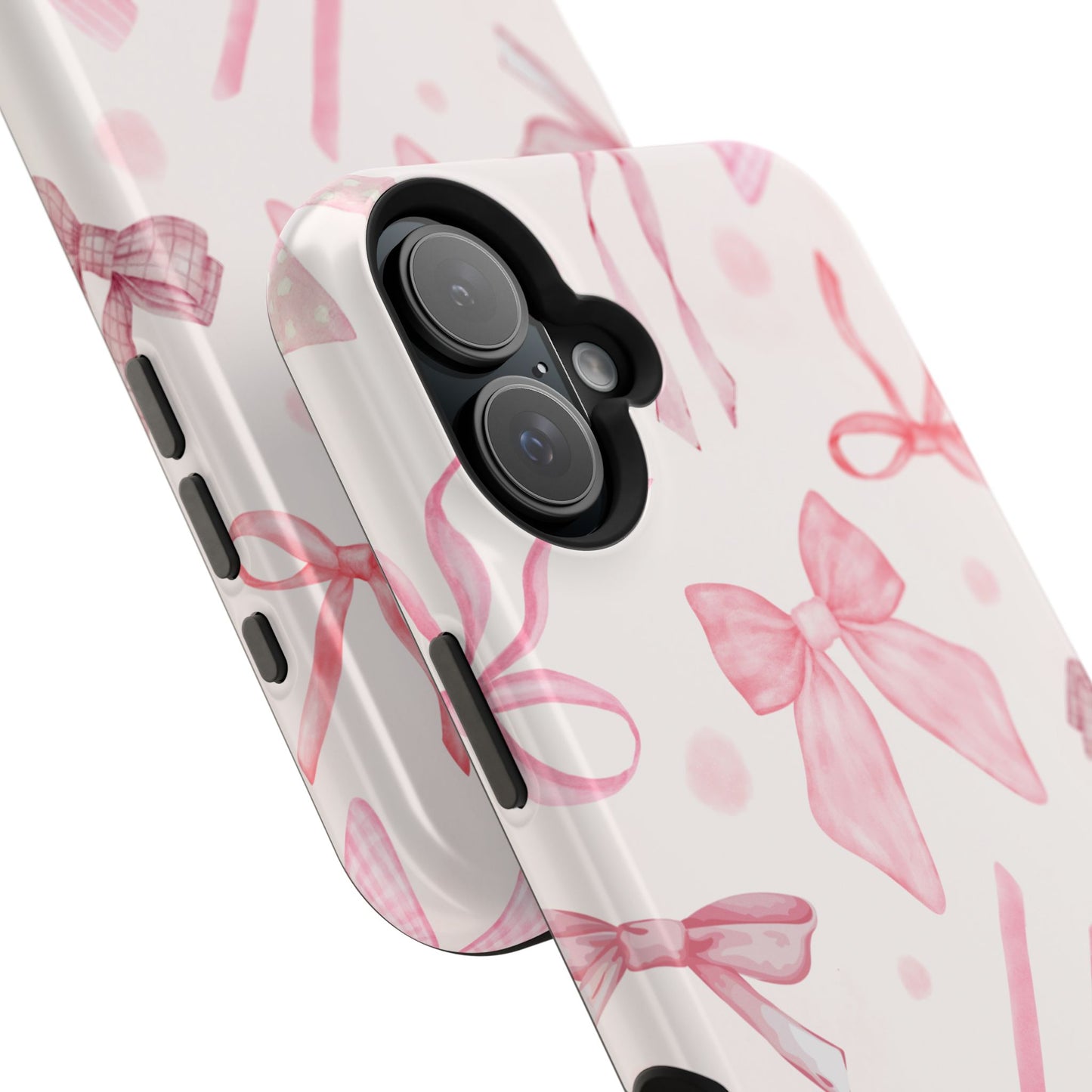 Pink Bows Impact-Resistant Phone Case