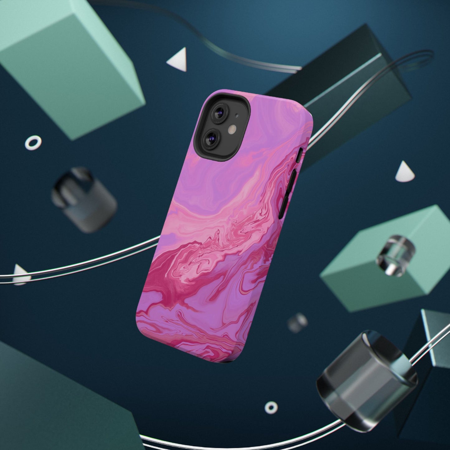 Pink Sunset Impact-Resistant Phone Case