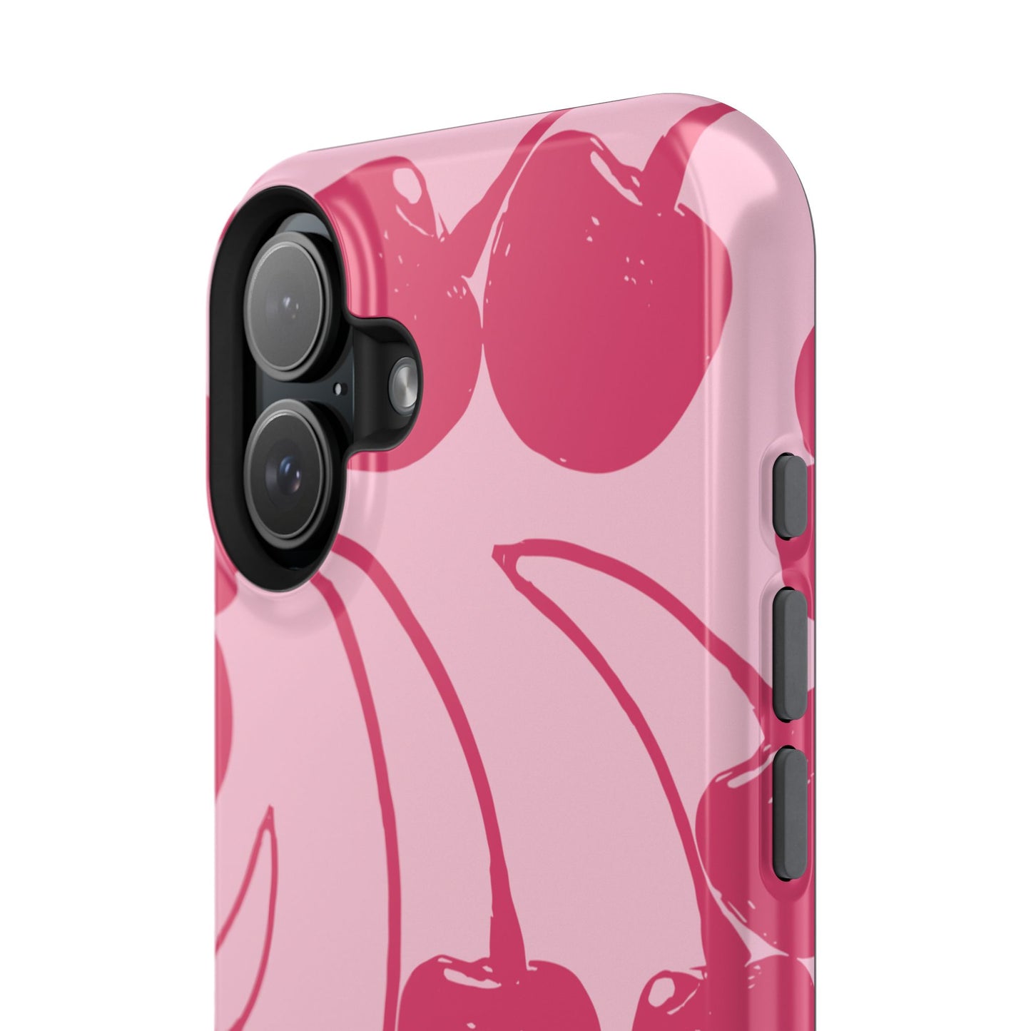 Pink Juicy Cherry Impact-Resistant Case