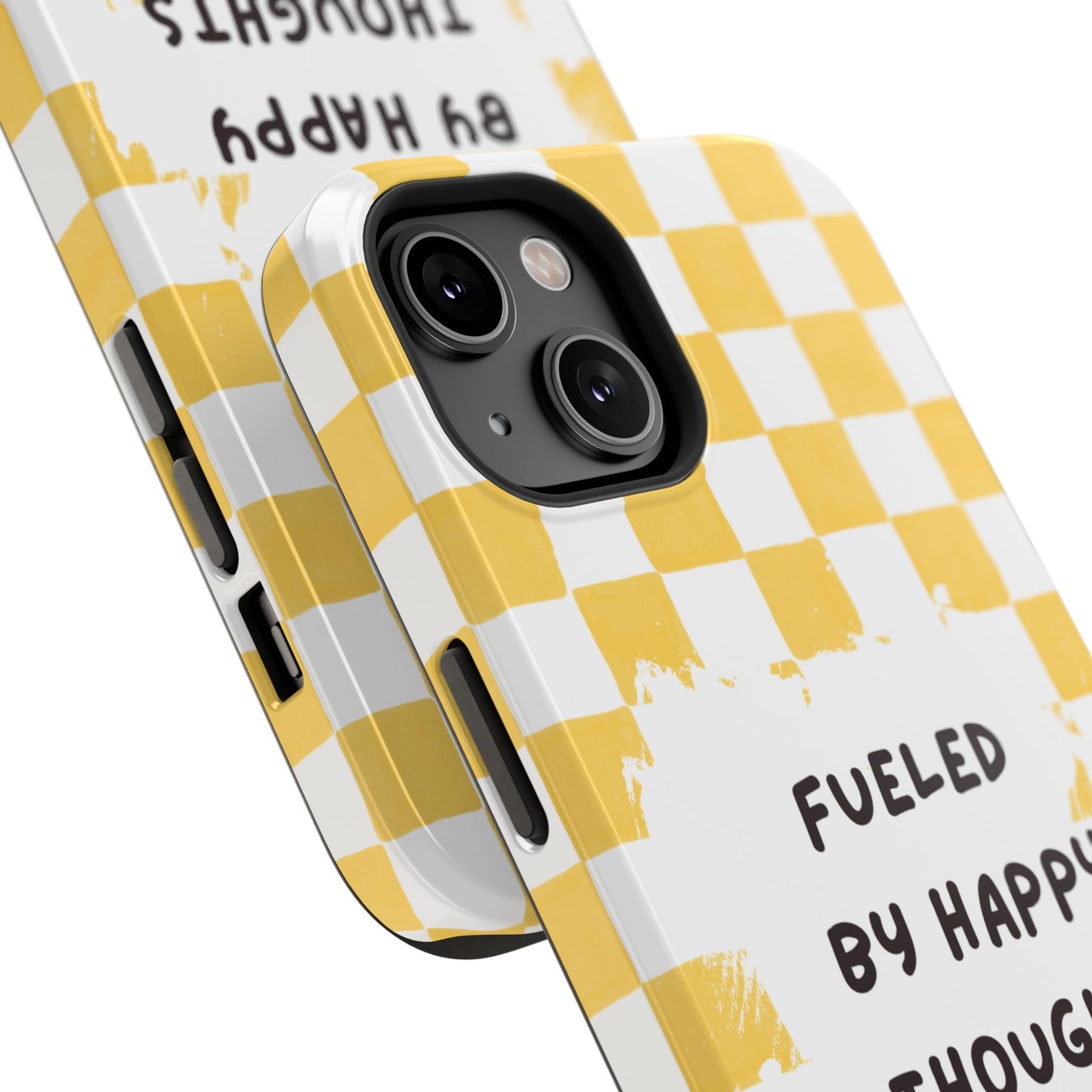 Fueled By Happy Thoughts Impact-Resistant Phone Case