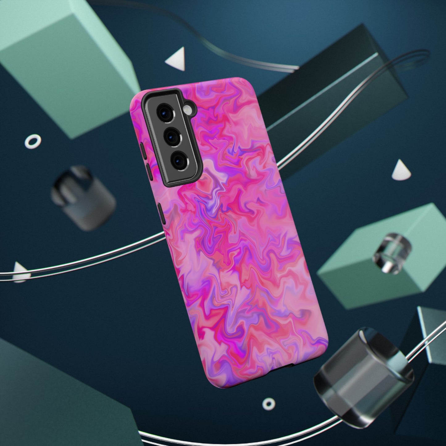 Hot Pink Fantasy Impact-Resistant Phone Case