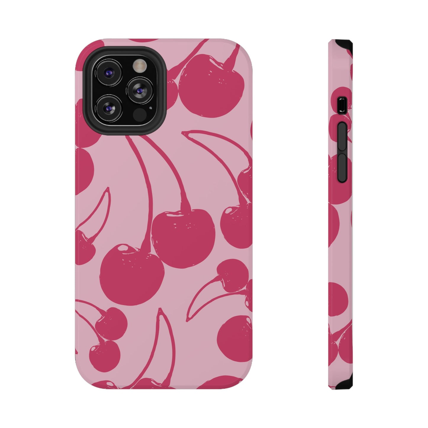 Pink Juicy Cherry Impact-Resistant Case