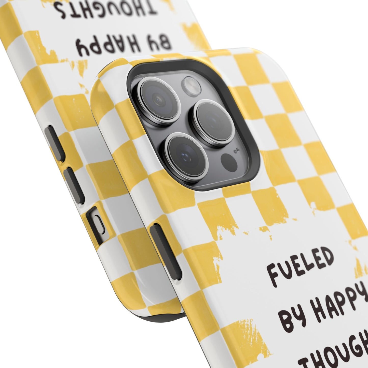 Fueled By Happy Thoughts Impact-Resistant Phone Case