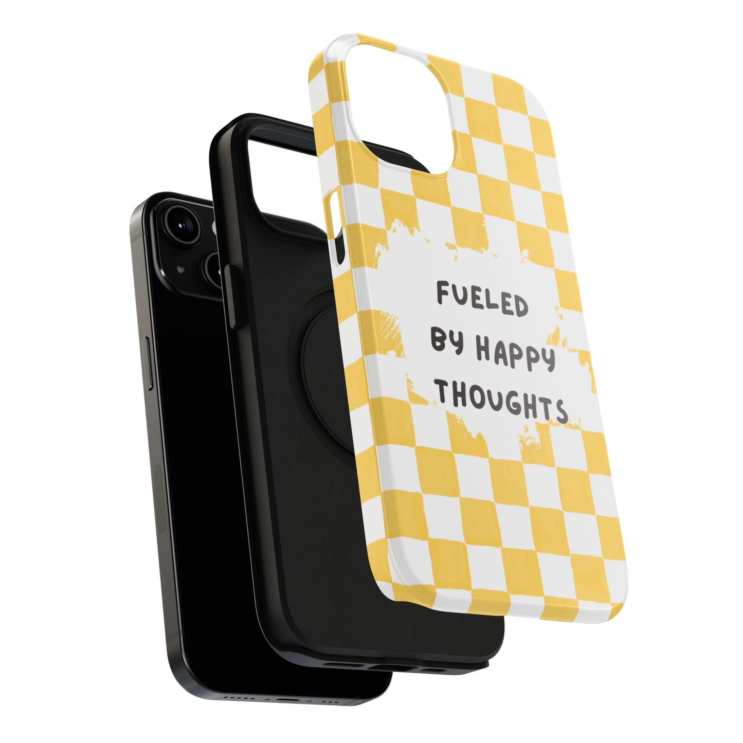 Fueled By Happy Thoughts Impact-Resistant Phone Case