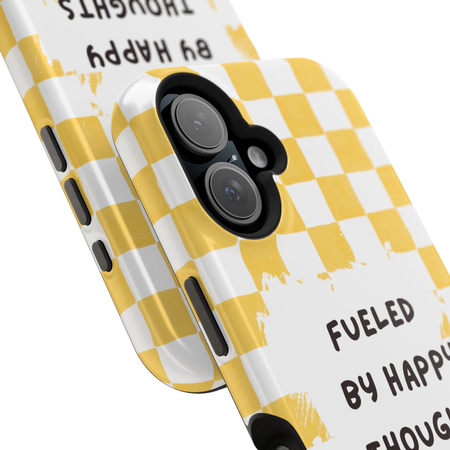 Fueled By Happy Thoughts Impact-Resistant Phone Case
