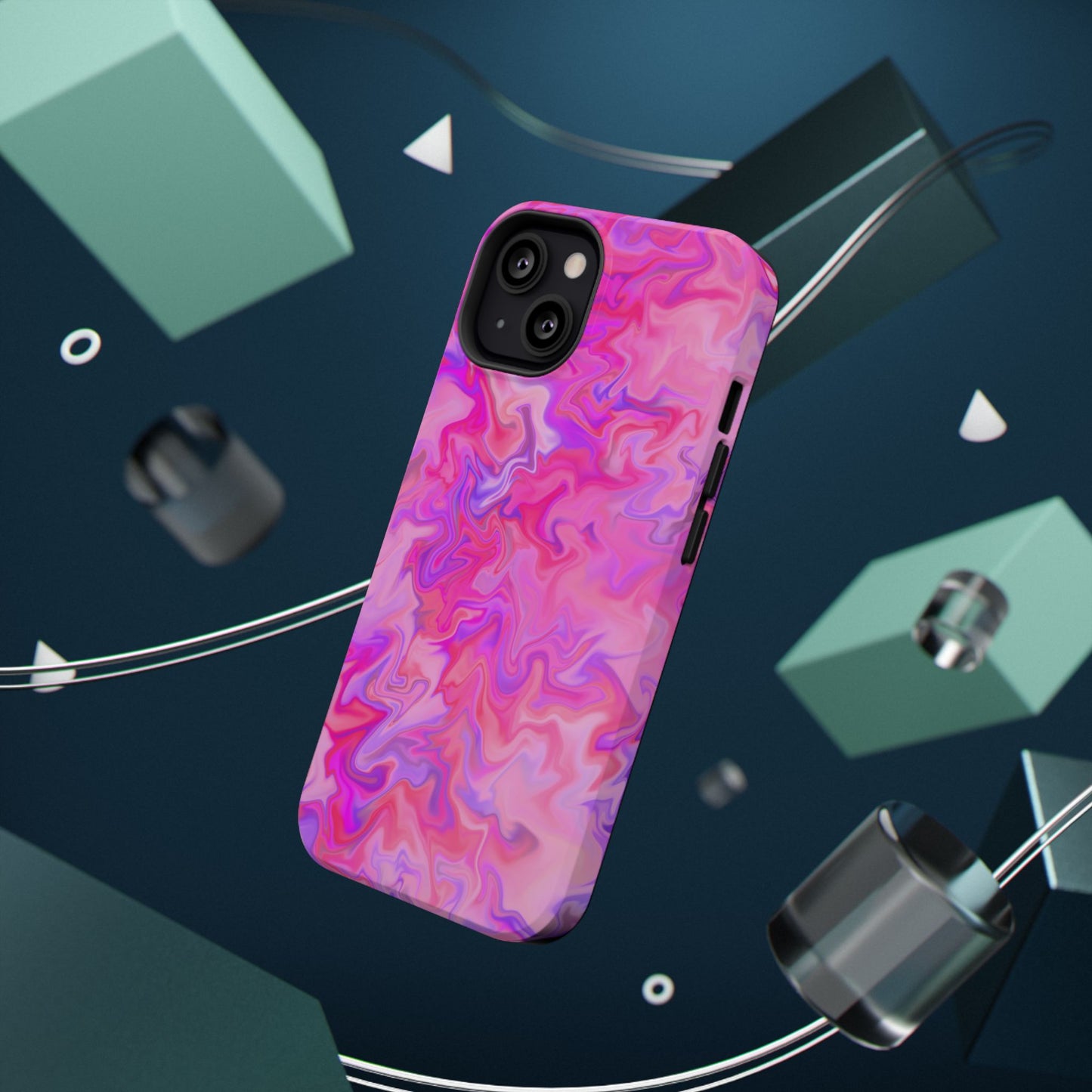 Hot Pink Fantasy Impact-Resistant Phone Case