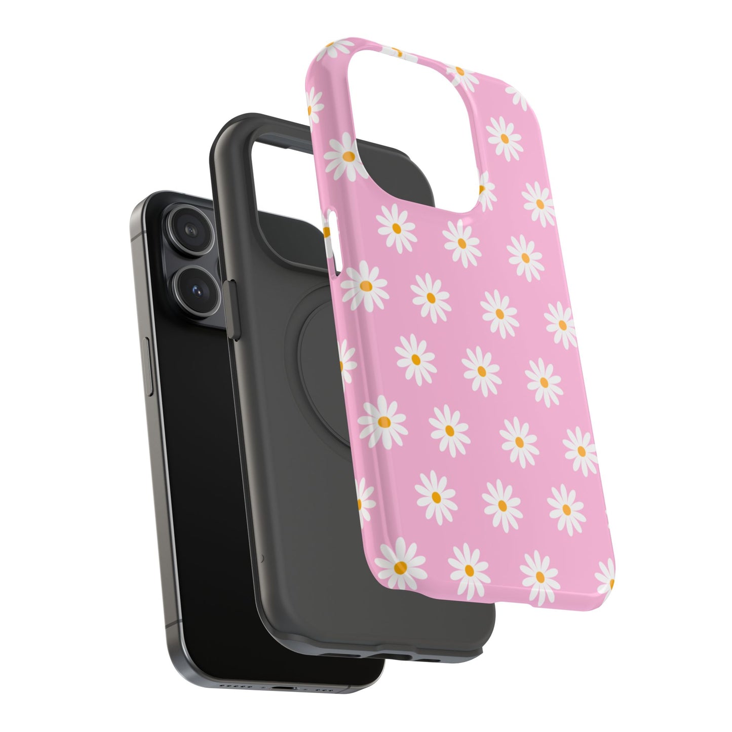 Pink Pastel Flora Impact-Resistant Phone Case