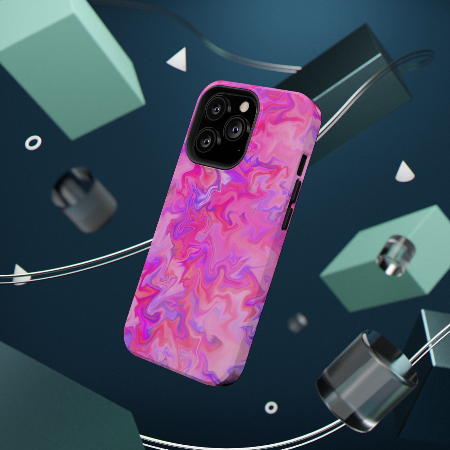 Hot Pink Fantasy Impact-Resistant Phone Case