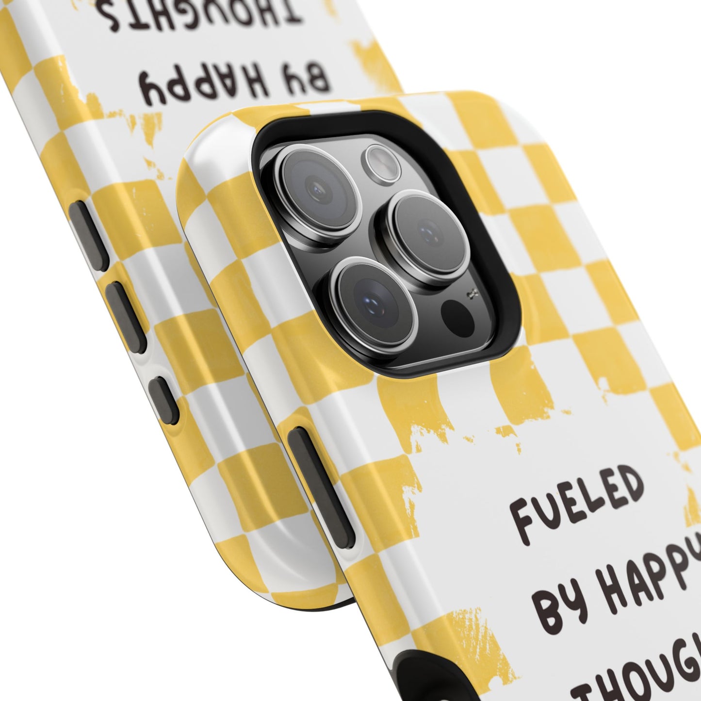 Fueled By Happy Thoughts Impact-Resistant Phone Case