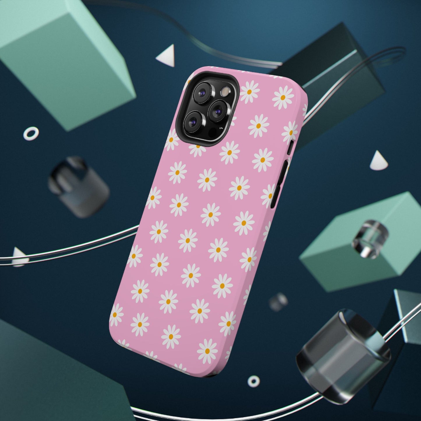 Pink Pastel Flora Impact-Resistant Phone Case