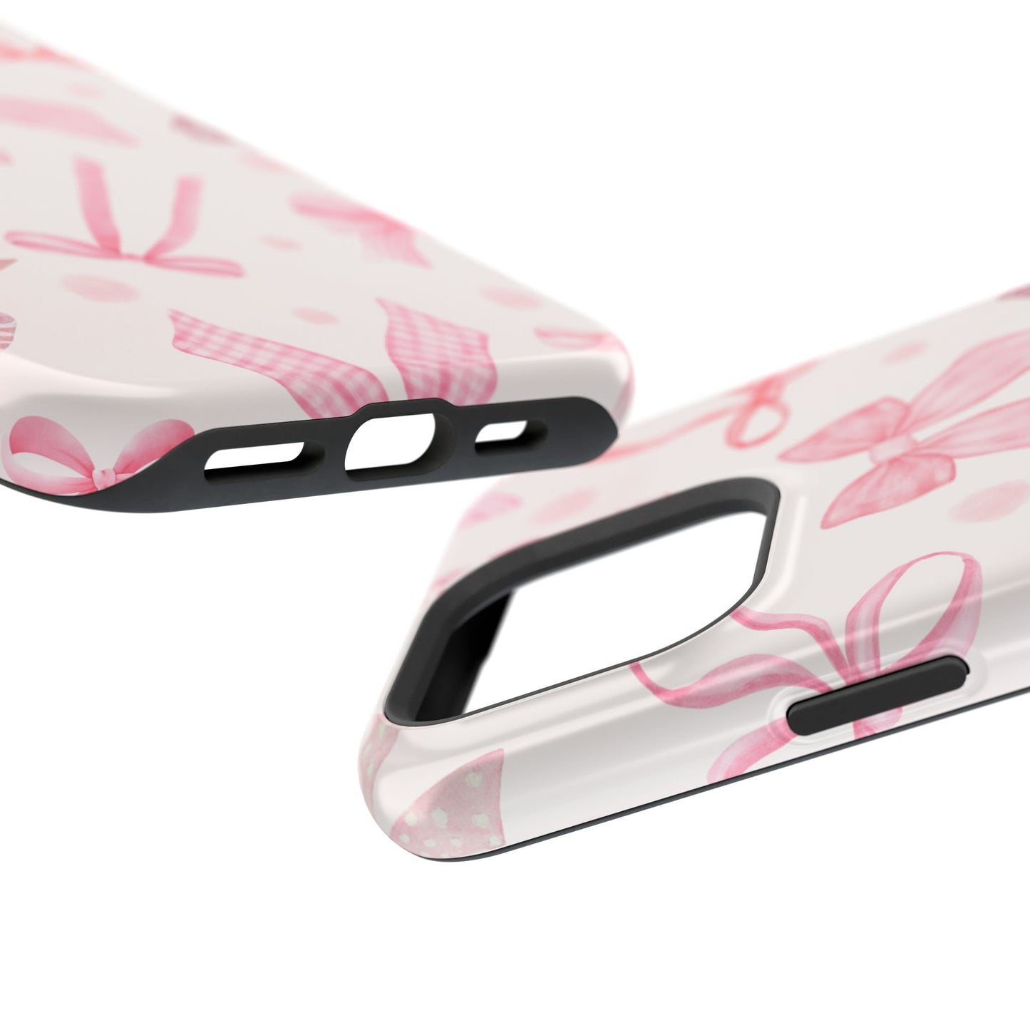 Pink Bows Impact-Resistant Phone Case