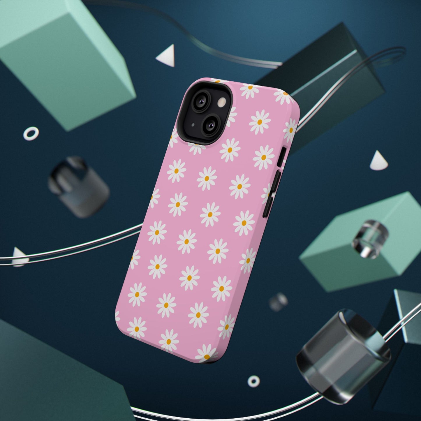 Pink Pastel Flora Impact-Resistant Phone Case