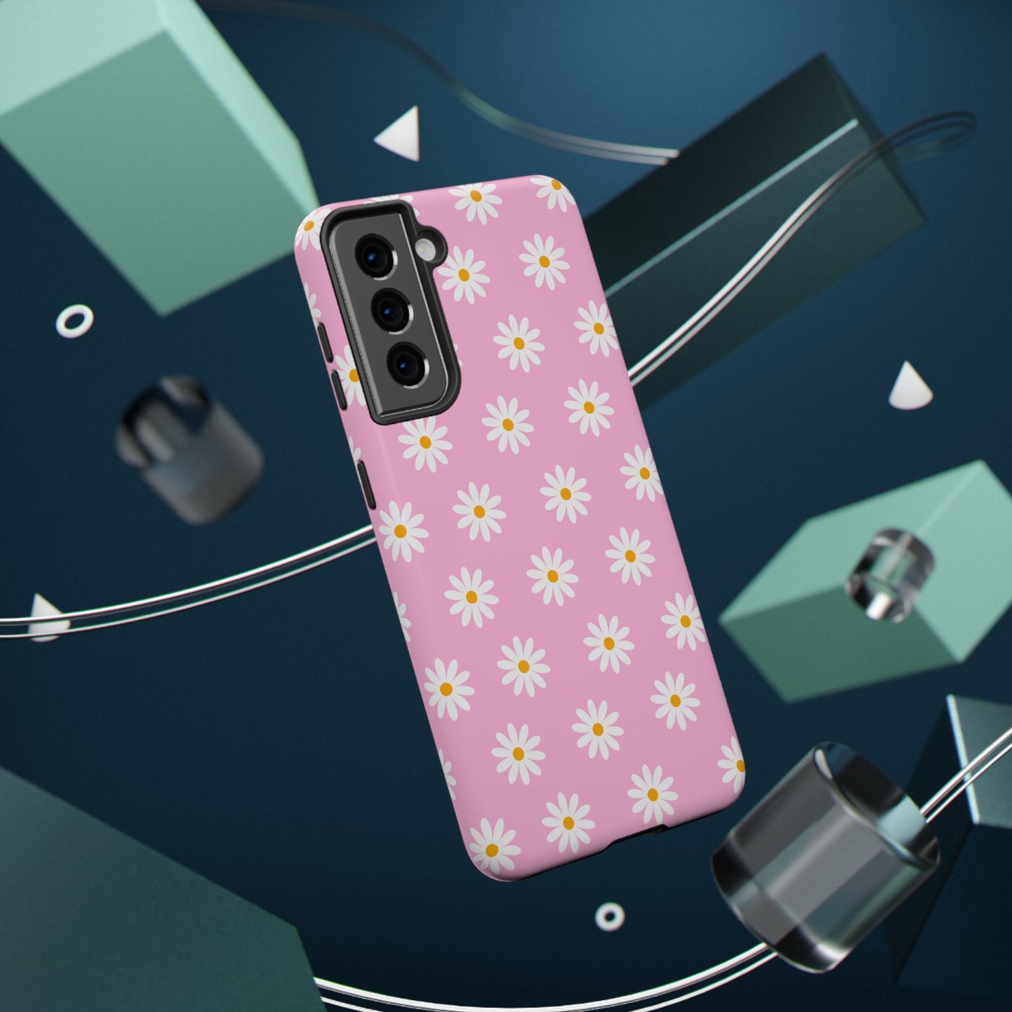 Pink Pastel Flora Impact-Resistant Phone Case