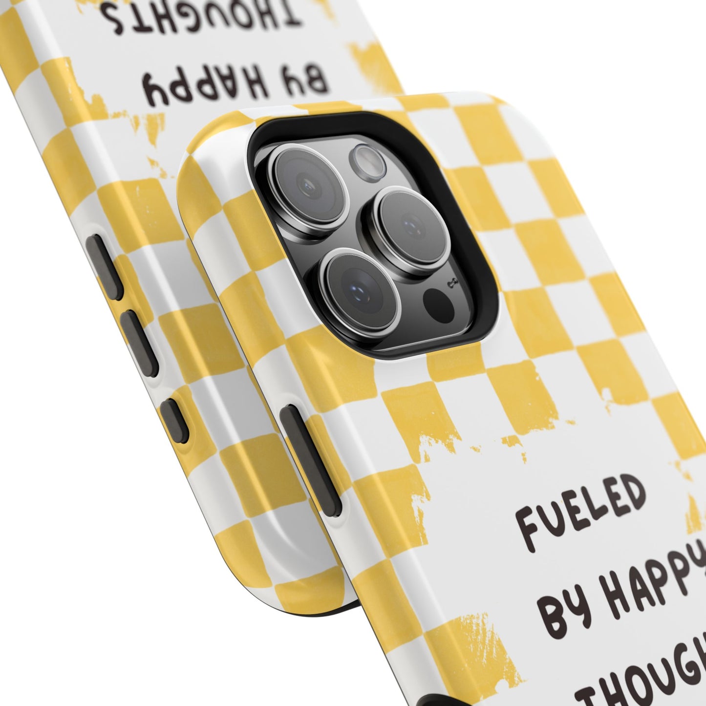 Fueled By Happy Thoughts Impact-Resistant Phone Case