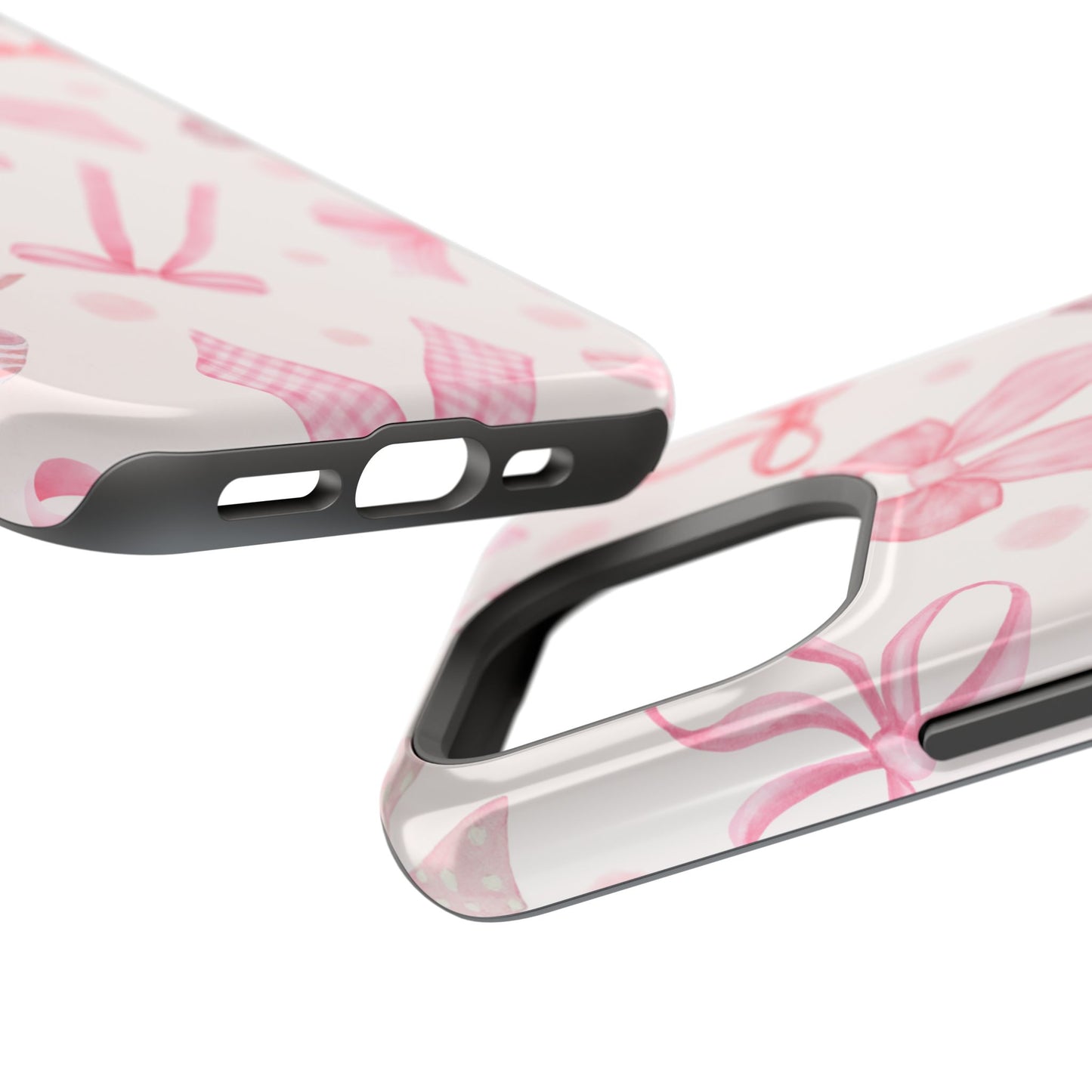 Pink Bows Impact-Resistant Phone Case