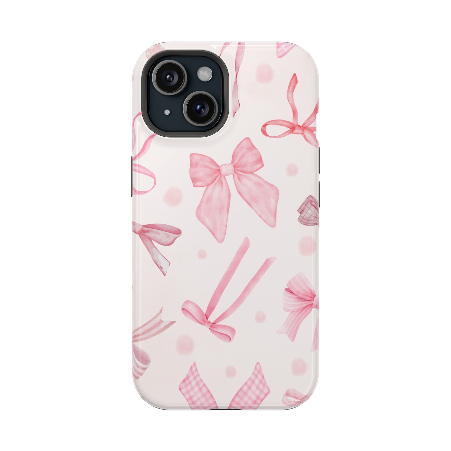 Pink Bows Impact-Resistant Phone Case
