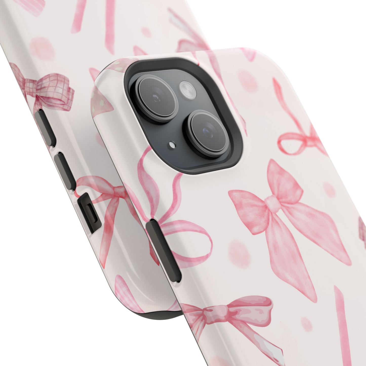 Pink Bows Impact-Resistant Phone Case