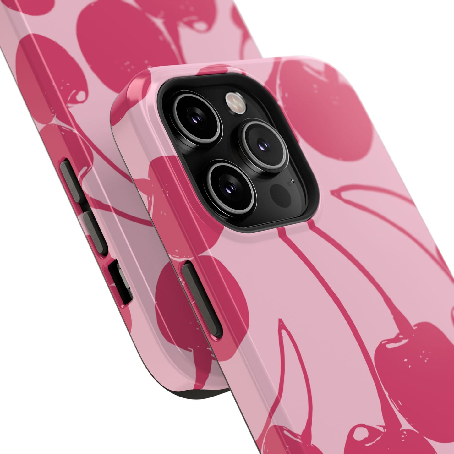 Pink Juicy Cherry Impact-Resistant Case