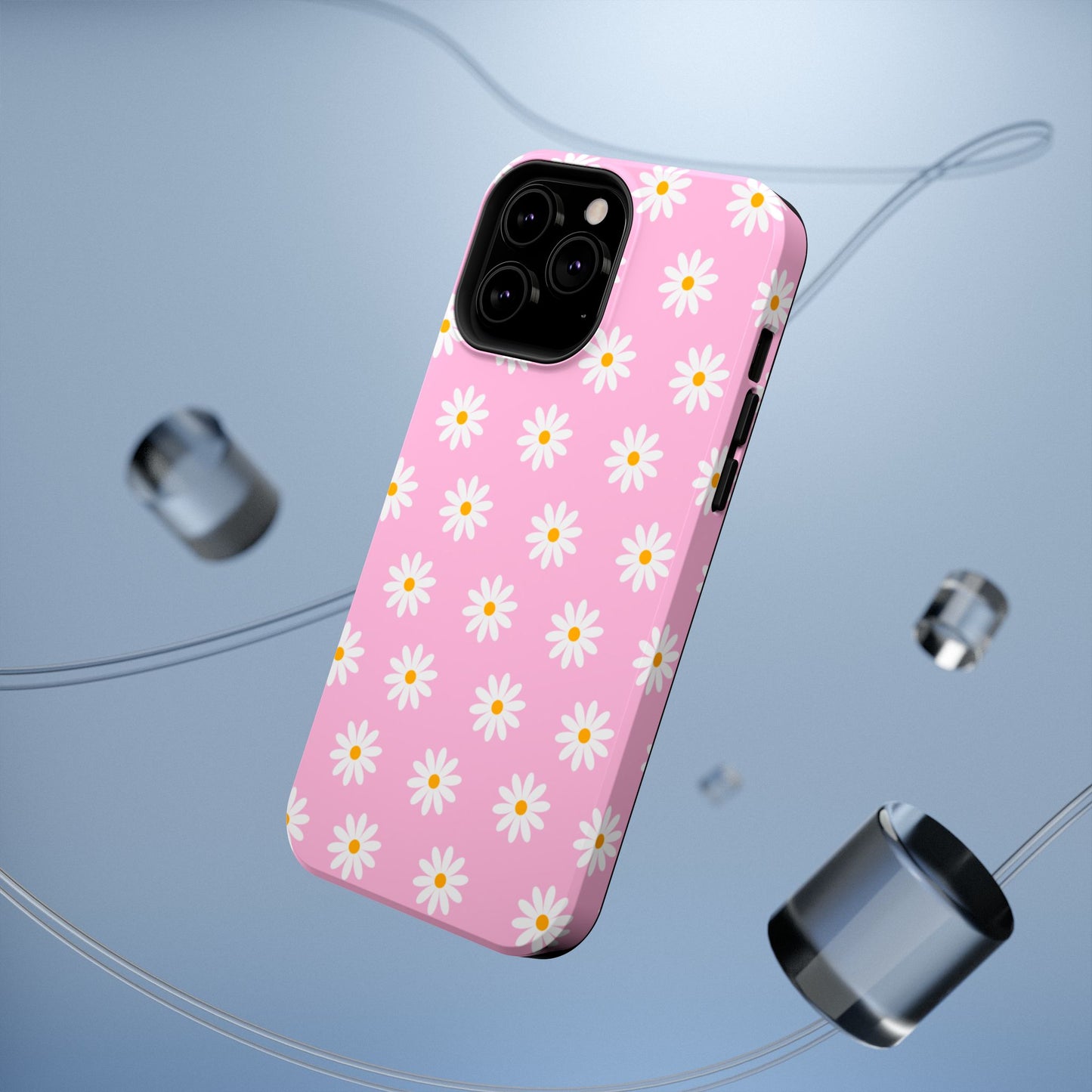 Pink Pastel Flora Impact-Resistant Phone Case