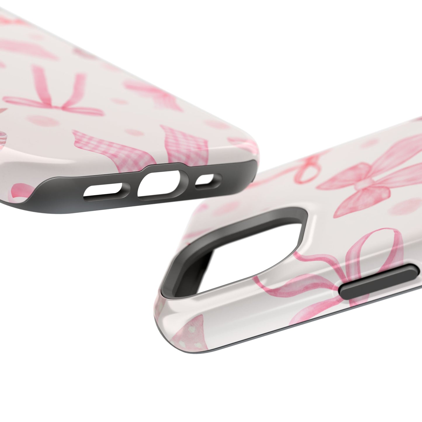 Pink Bows Impact-Resistant Phone Case