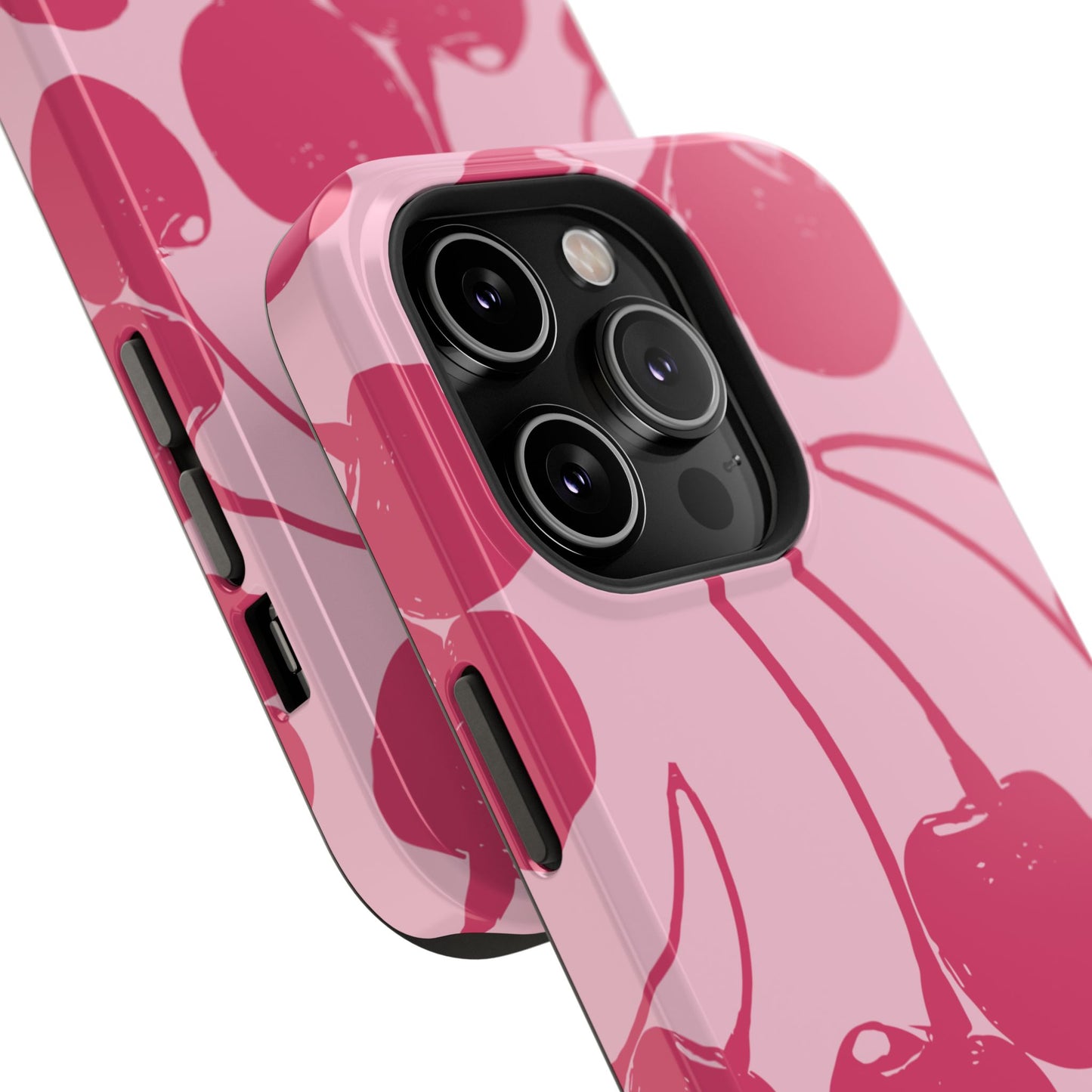 Pink Juicy Cherry Impact-Resistant Case