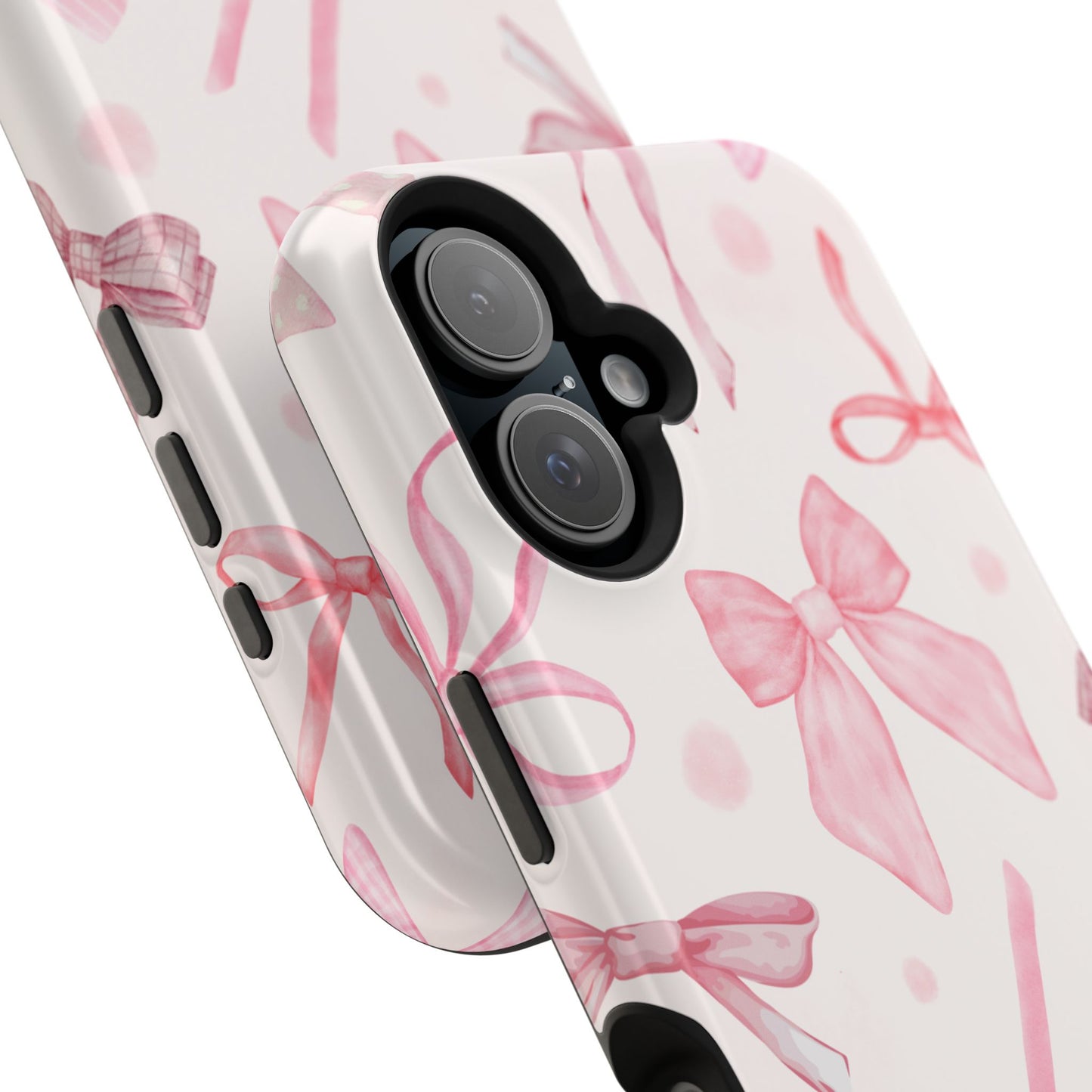 Pink Bows Impact-Resistant Phone Case