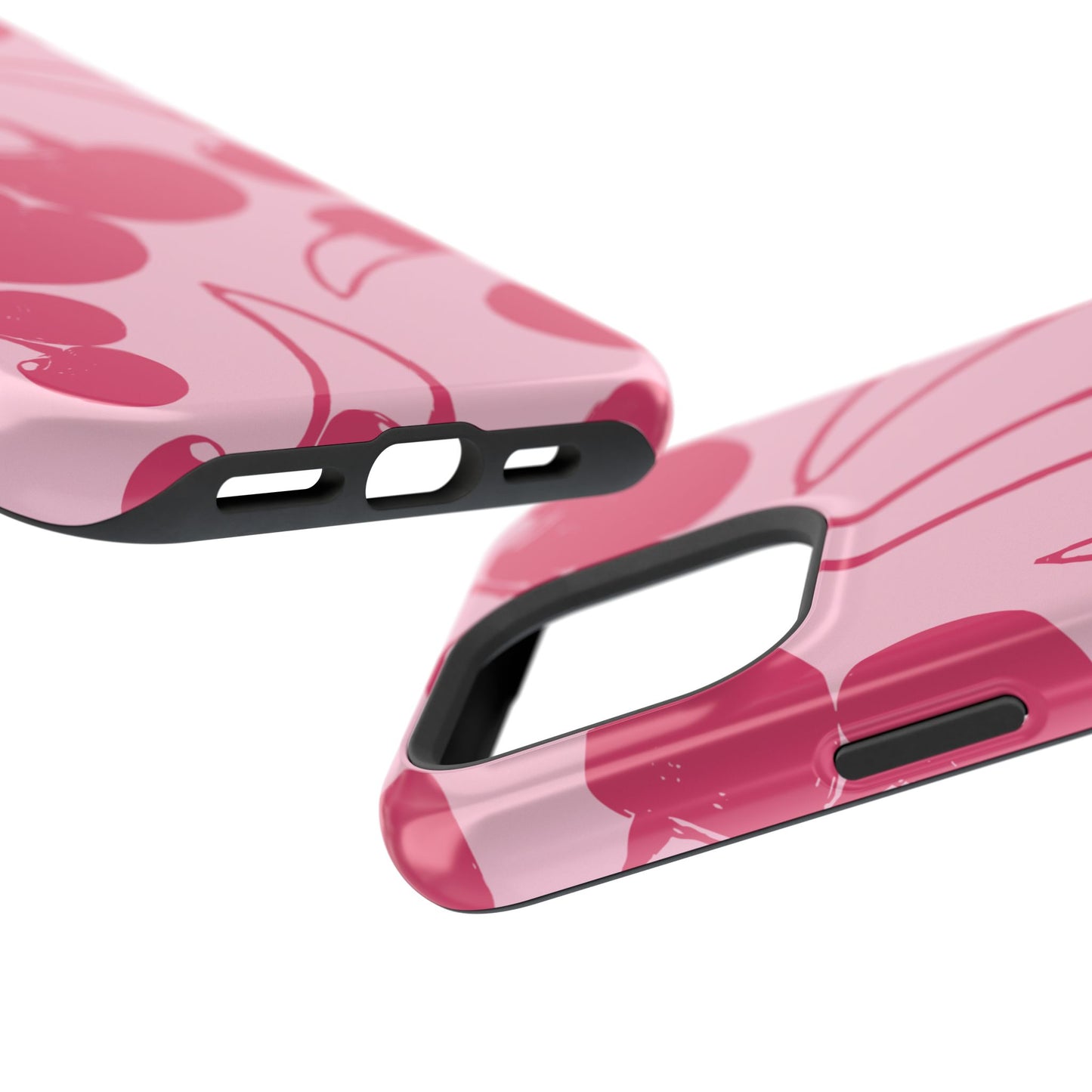Pink Juicy Cherry Impact-Resistant Case