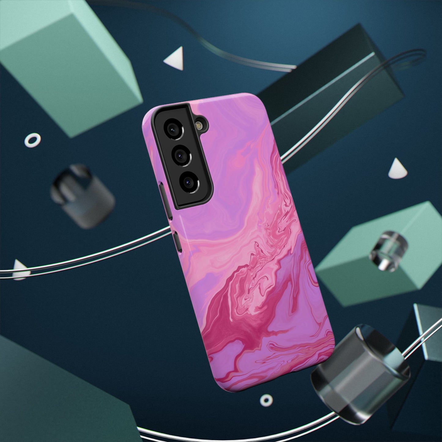 Pink Sunset Impact-Resistant Phone Case