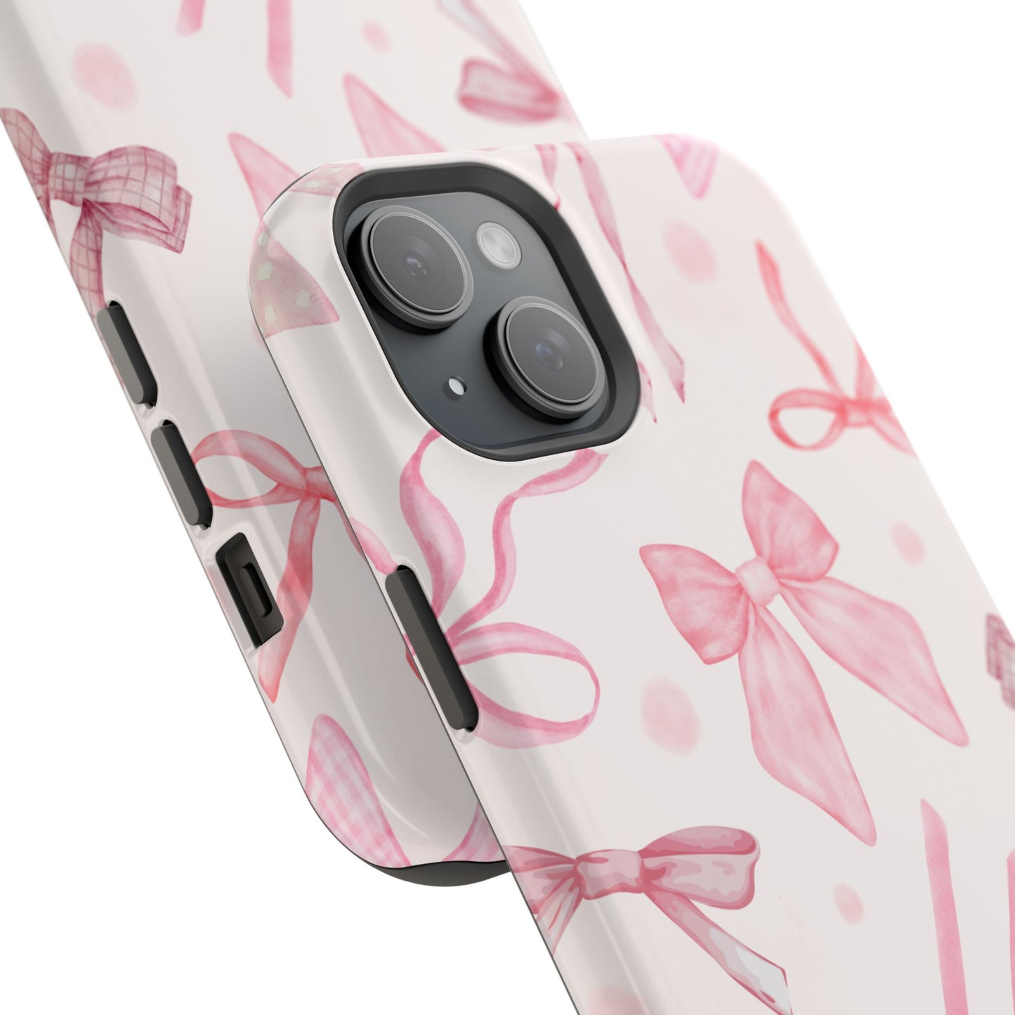 Pink Bows Impact-Resistant Phone Case