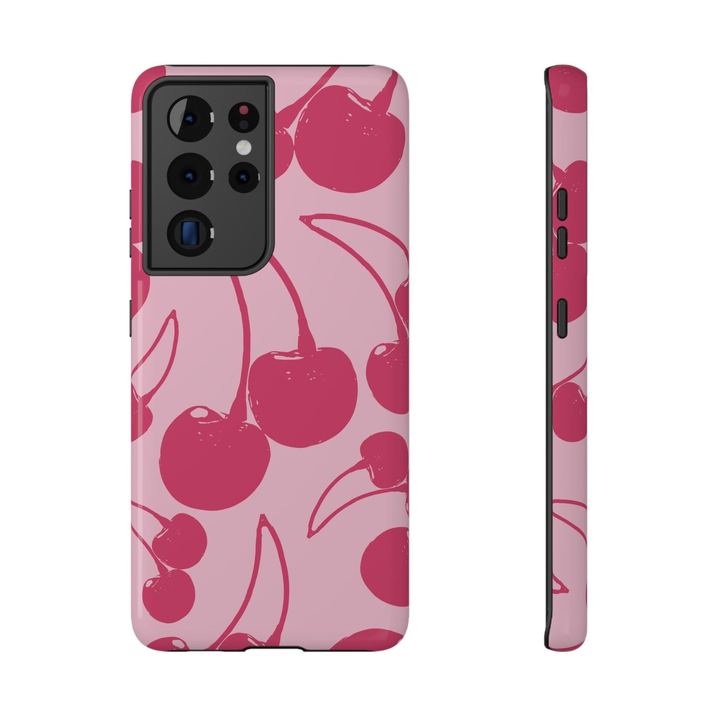 Pink Juicy Cherry Impact-Resistant Case