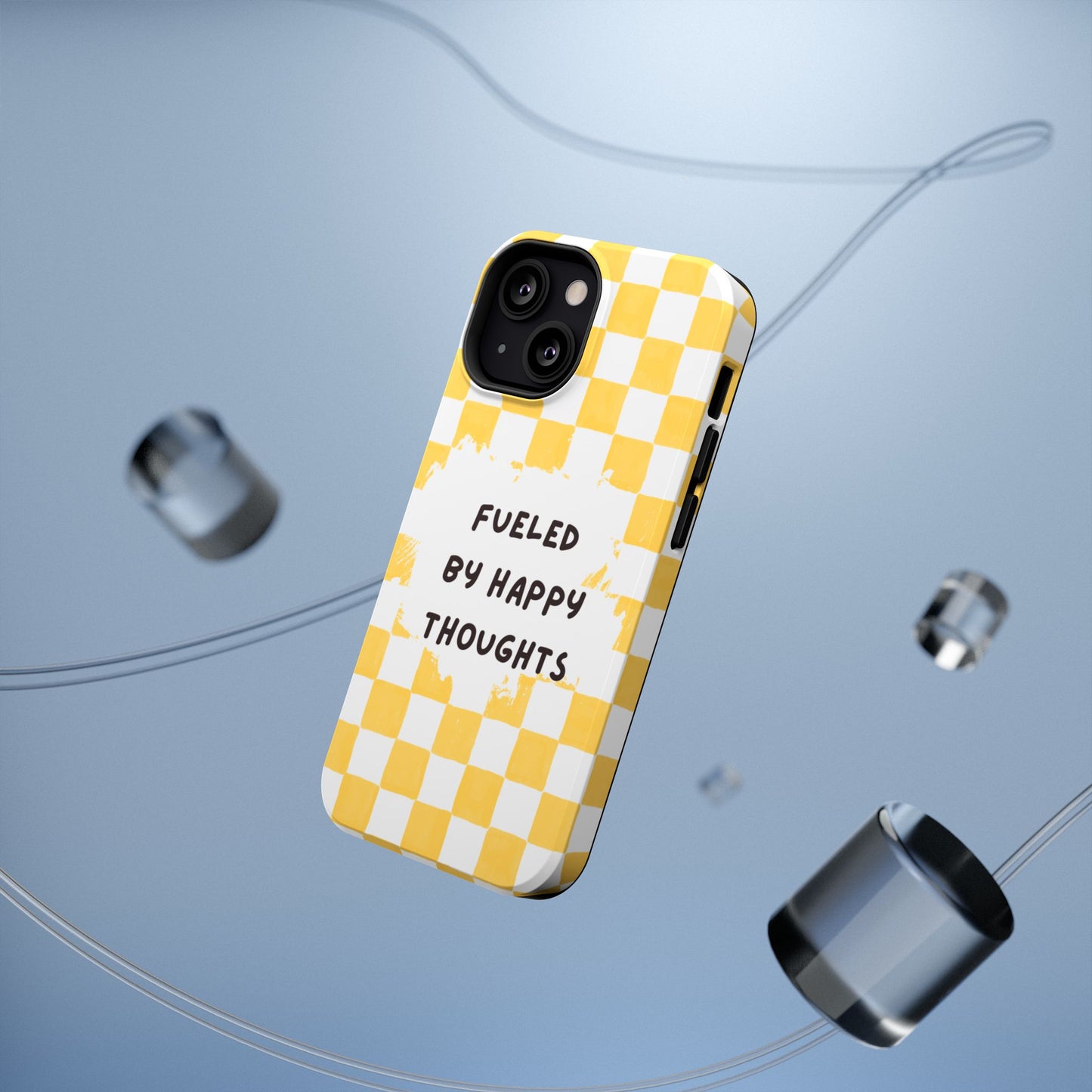 Fueled By Happy Thoughts Impact-Resistant Phone Case