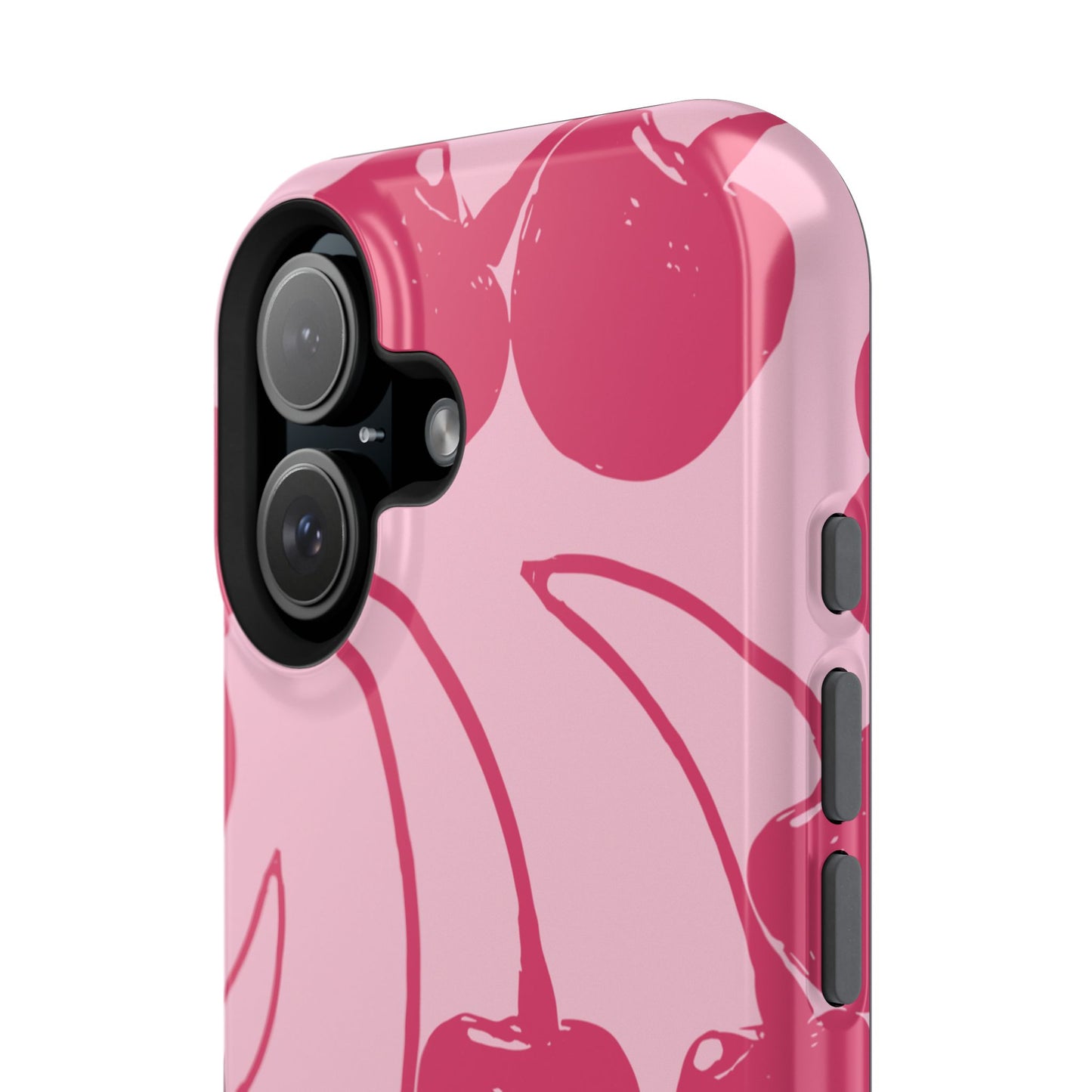 Pink Juicy Cherry Impact-Resistant Case