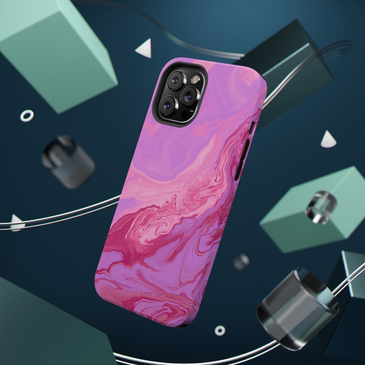 Pink Sunset Impact-Resistant Phone Case