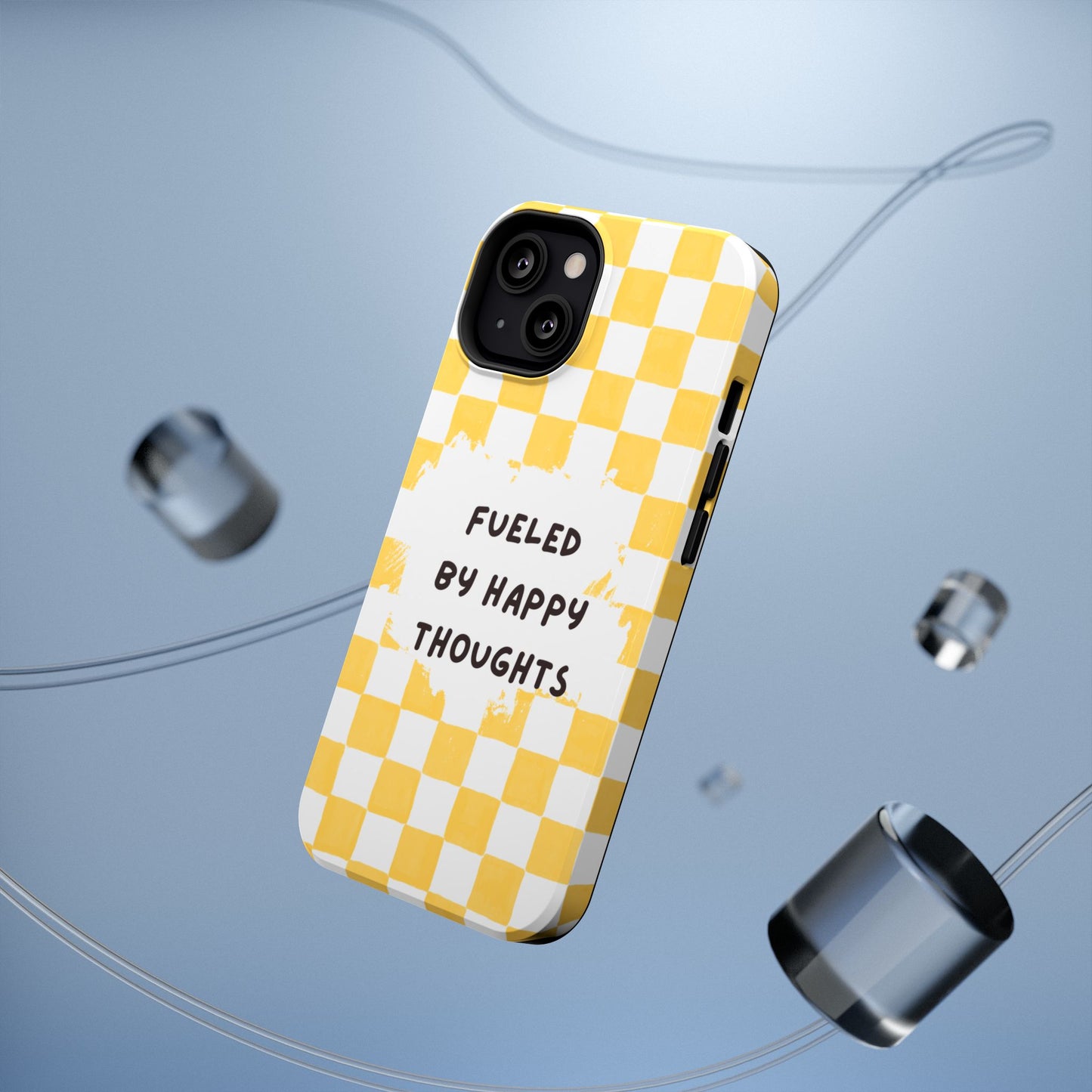 Fueled By Happy Thoughts Impact-Resistant Phone Case
