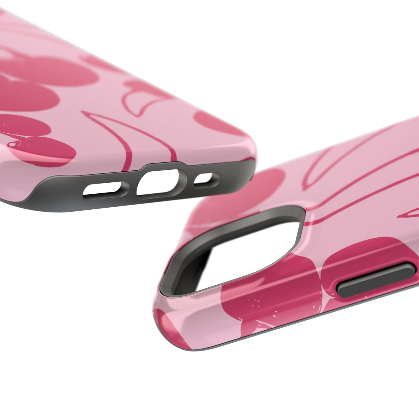 Pink Juicy Cherry Impact-Resistant Case