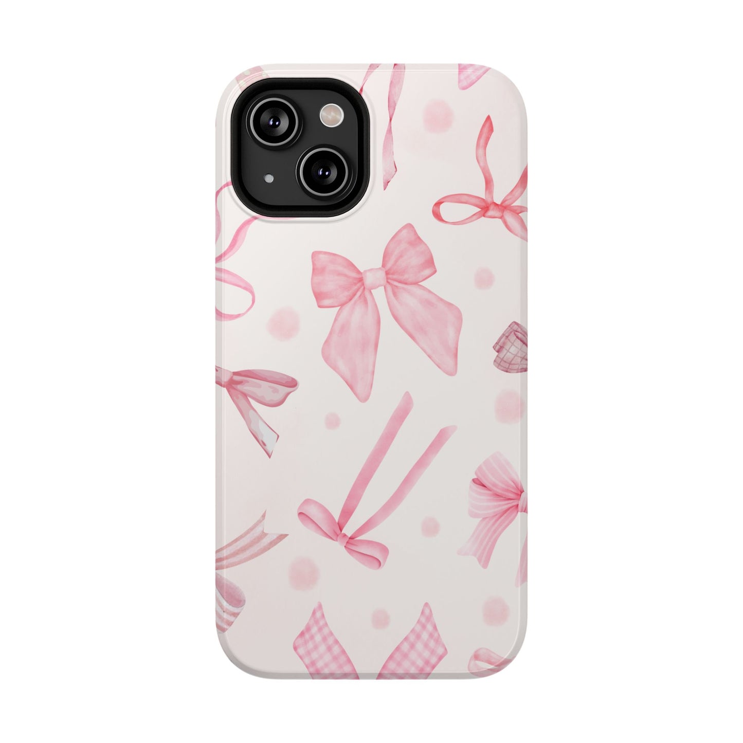 Pink Bows Impact-Resistant Phone Case