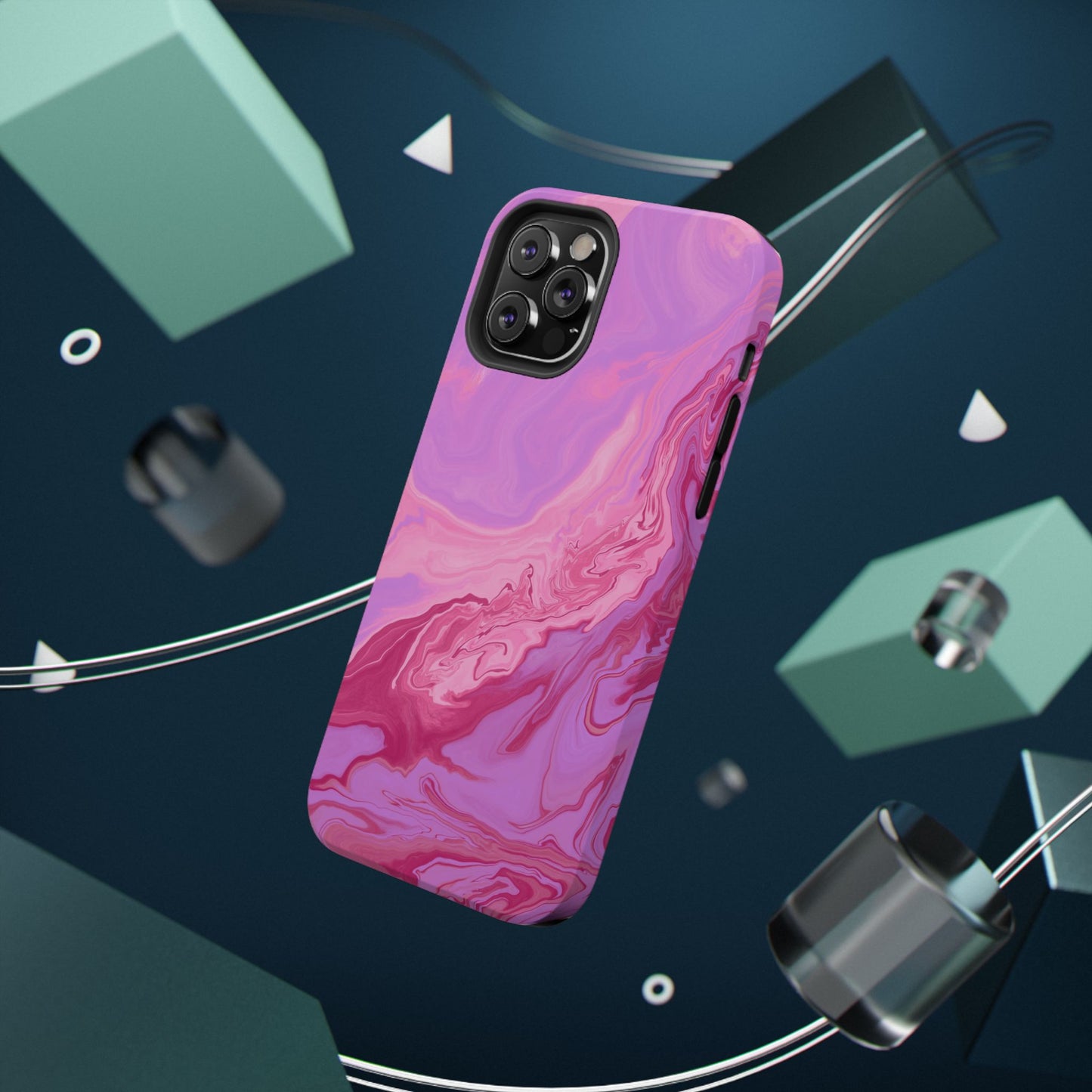 Pink Sunset Impact-Resistant Phone Case