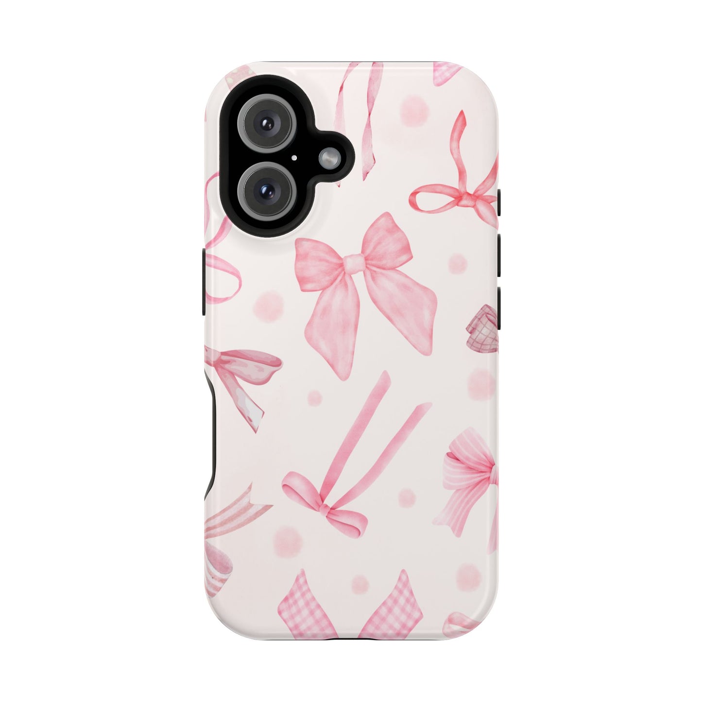 Pink Bows Impact-Resistant Phone Case