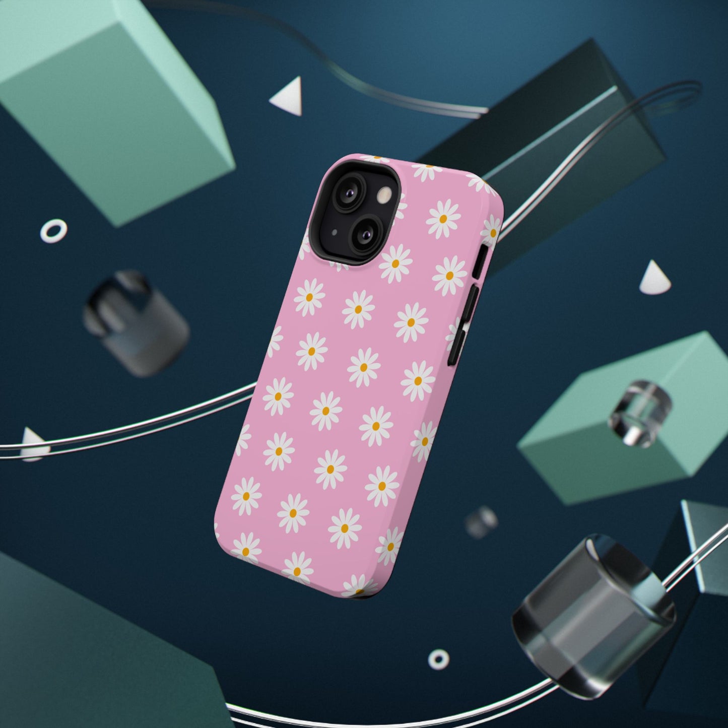 Pink Pastel Flora Impact-Resistant Phone Case
