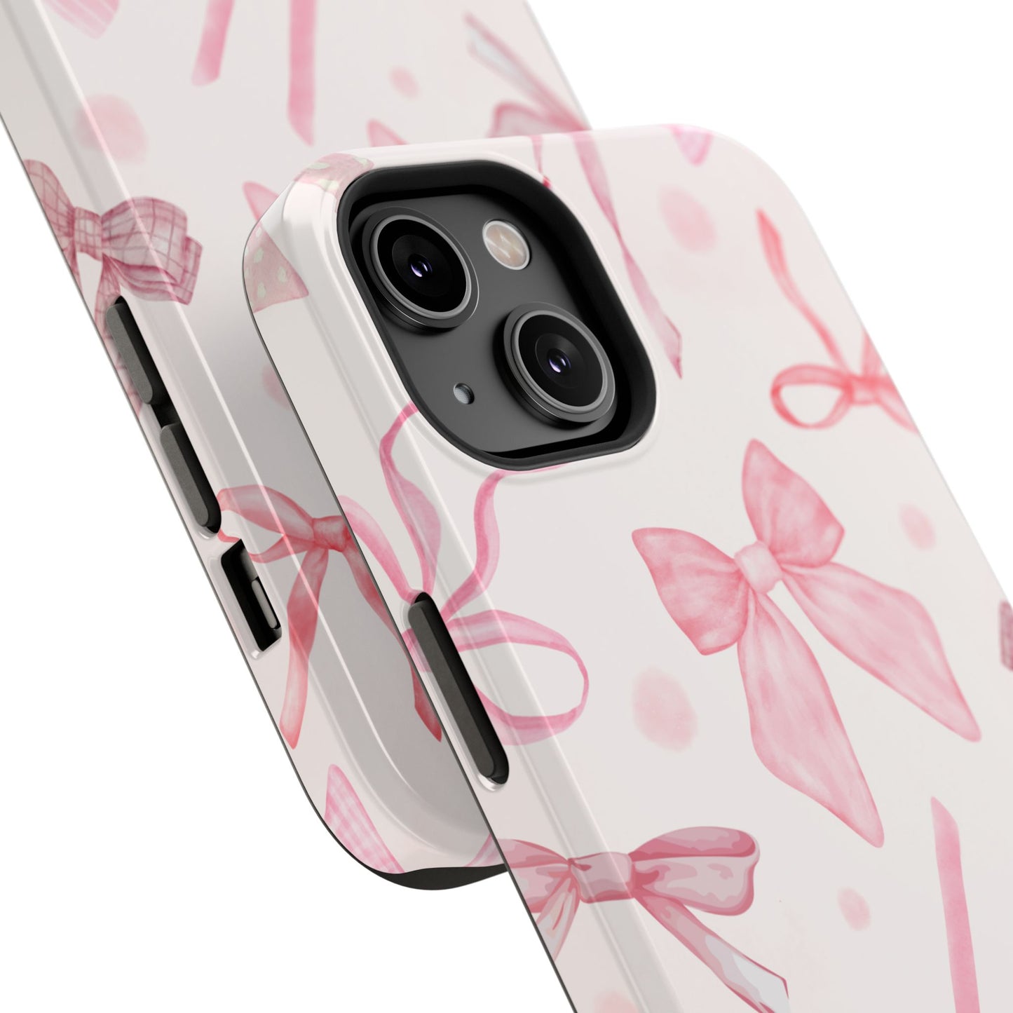 Pink Bows Impact-Resistant Phone Case