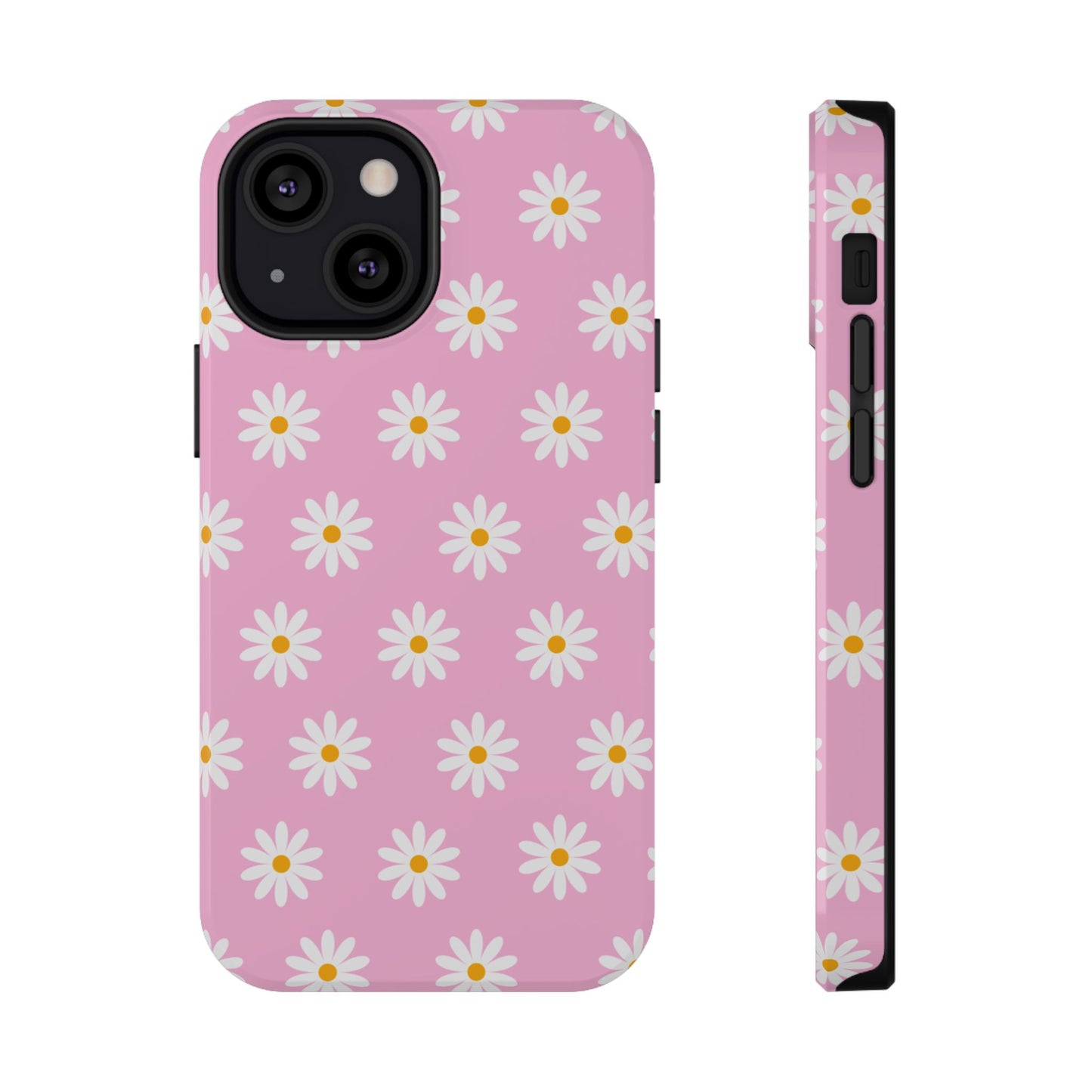 Pink Pastel Flora Impact-Resistant Phone Case