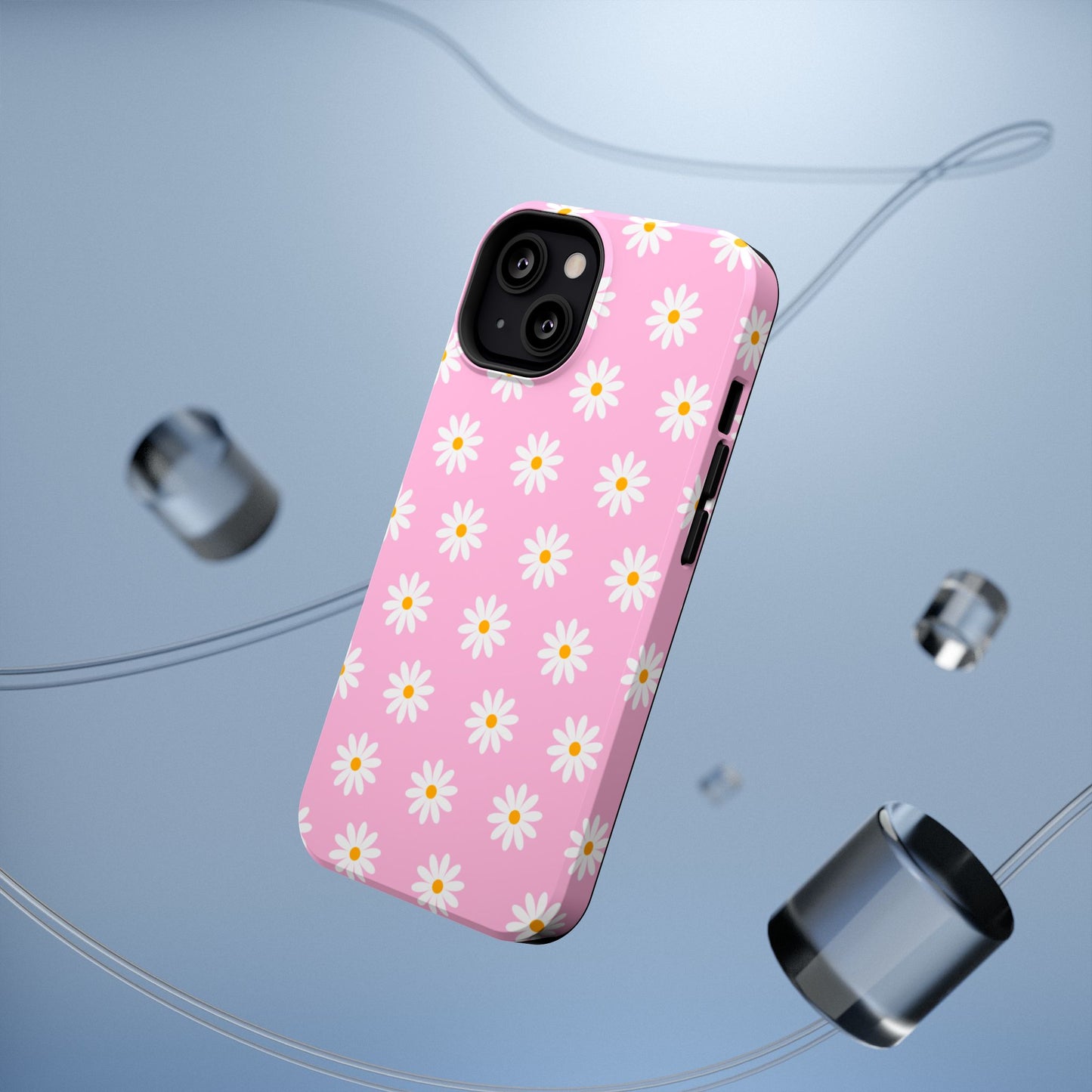 Pink Pastel Flora Impact-Resistant Phone Case
