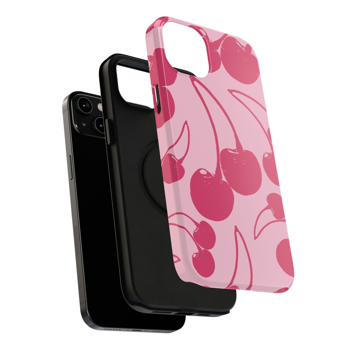 Pink Juicy Cherry Impact-Resistant Case
