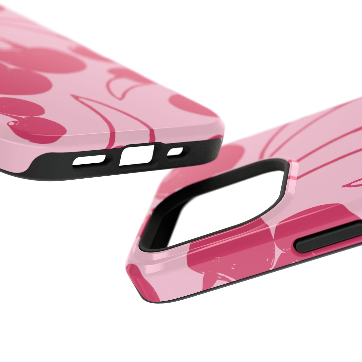 Pink Juicy Cherry Impact-Resistant Case