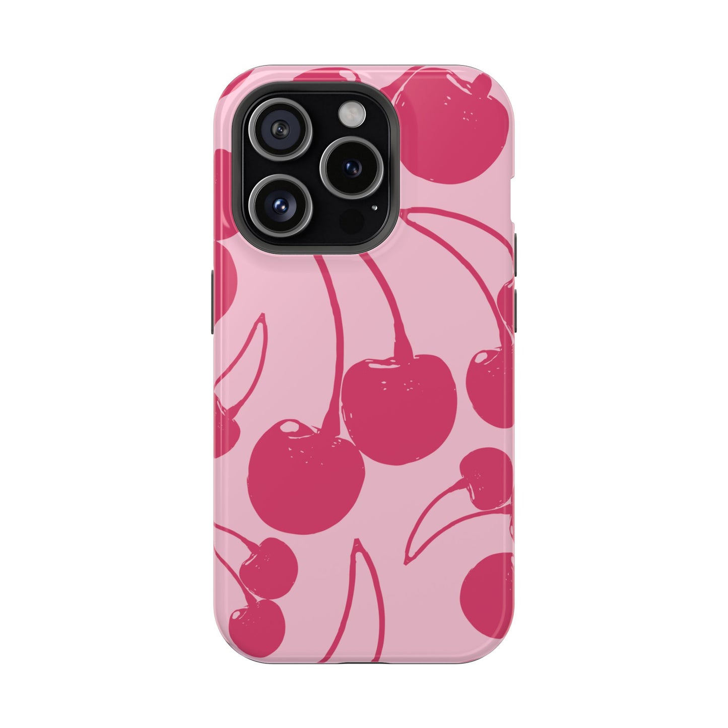 Pink Juicy Cherry Impact-Resistant Case