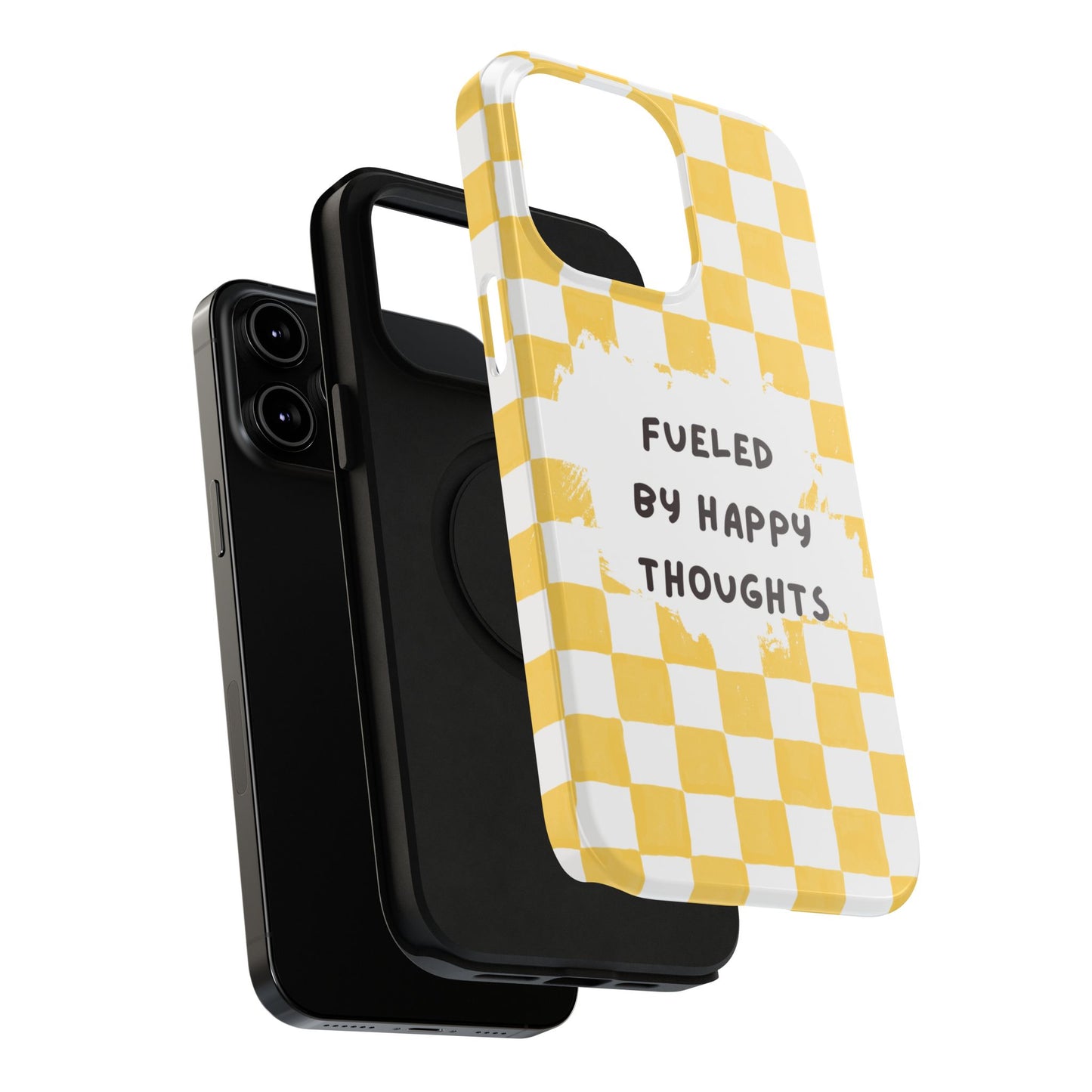 Fueled By Happy Thoughts Impact-Resistant Phone Case