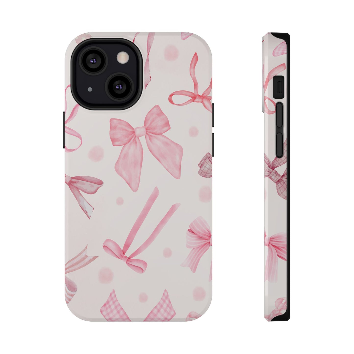 Pink Bows Impact-Resistant Phone Case