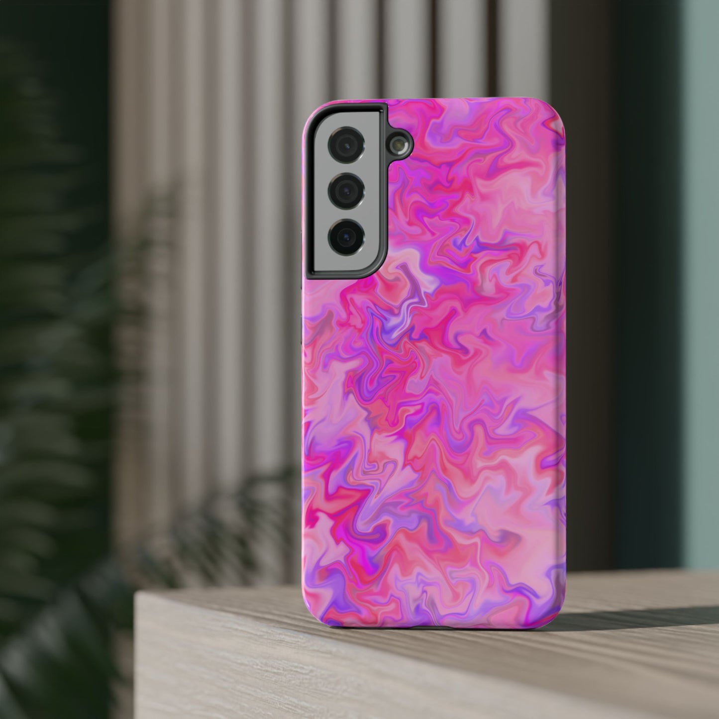Hot Pink Fantasy Impact-Resistant Phone Case