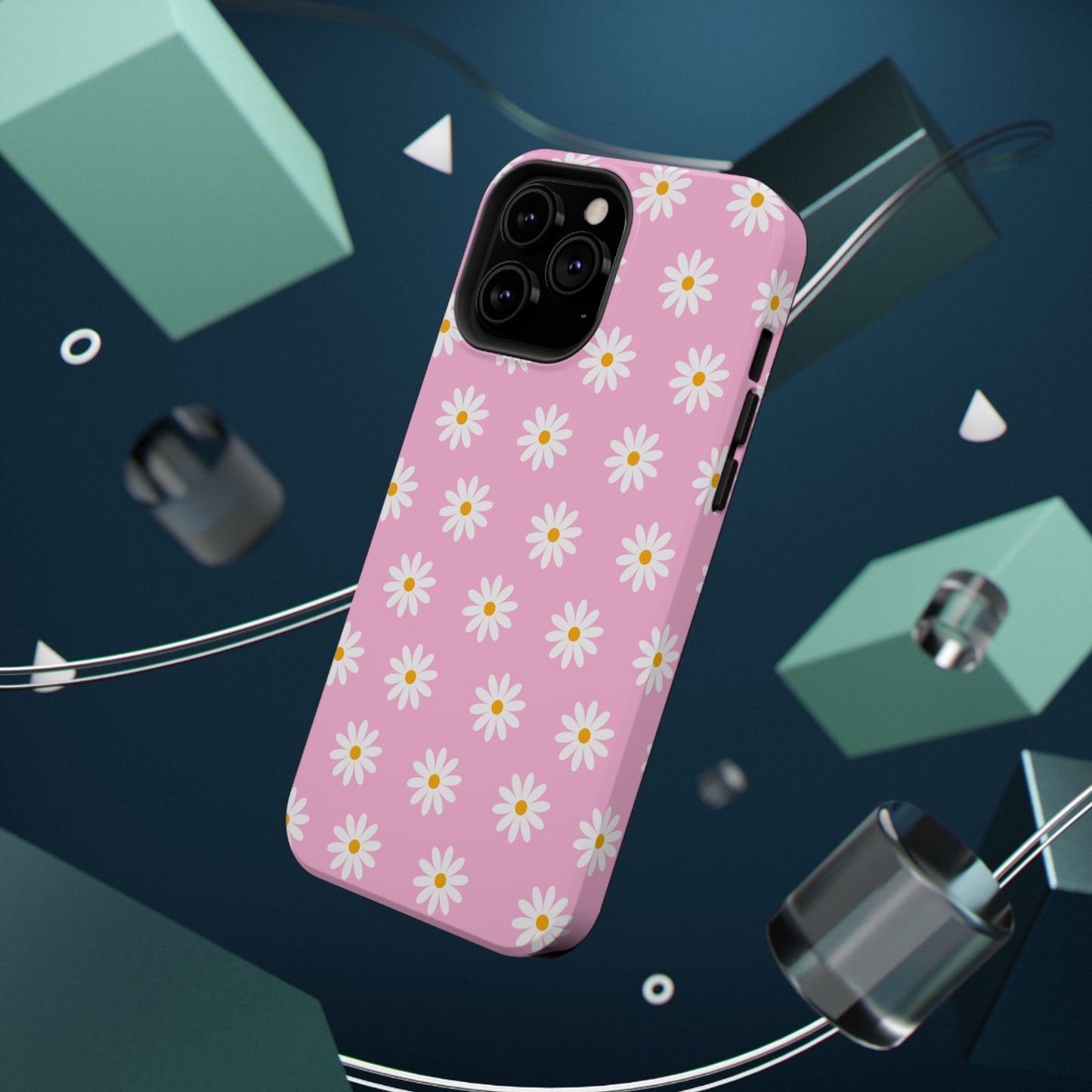 Pink Pastel Flora Impact-Resistant Phone Case