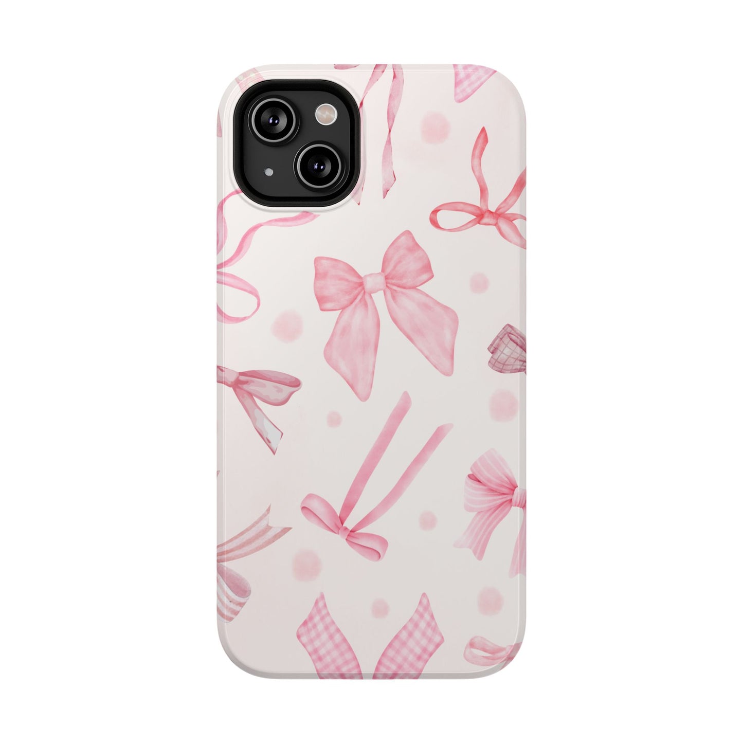 Pink Bows Impact-Resistant Phone Case